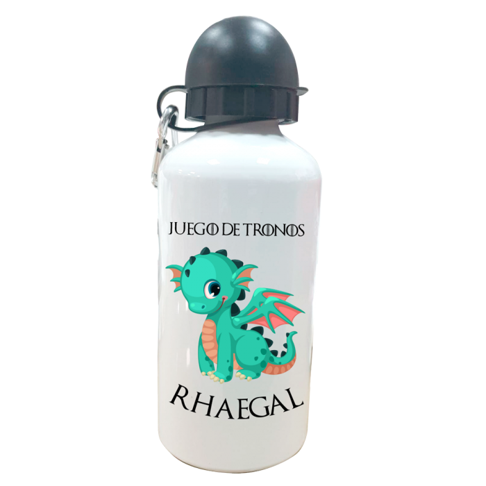Botella Personalizada Rhaegal  Botellas aluminio - La Cesta Mágica