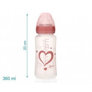 Biberón Corazón 360ml Kiokids  Alimentacion y Lactancia - La Cesta Mágica 2