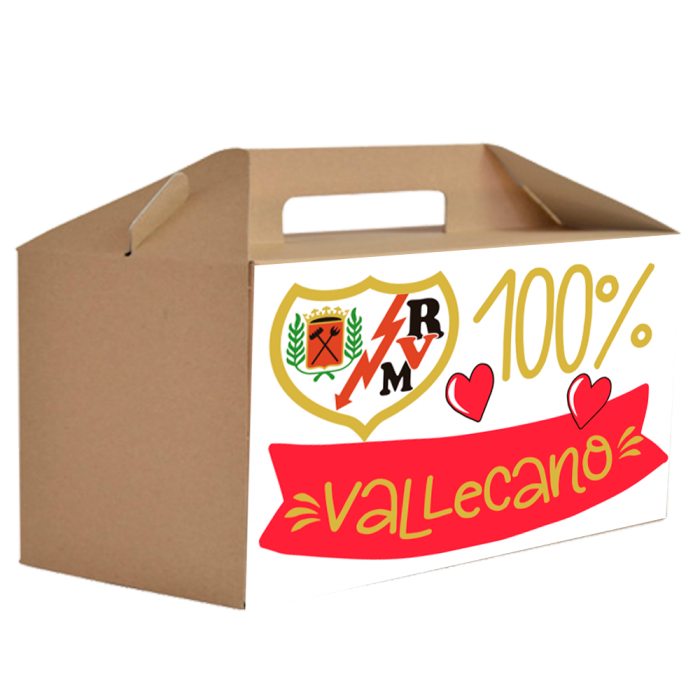 Caja Regalo Bebe Rayo Vallecano  Canastillas para bebes - La Cesta Mágica