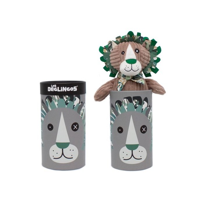 Peluche en caja Jelecros el León 33cm  Peluches y Mas - La Cesta Mágica