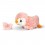 Peluche Pinguino + Sujeta Chupete Mordedor rosa Razbuddy
