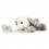 Peluche Perrito + Sujeta Chupete Mordedor Gris Razbuddy