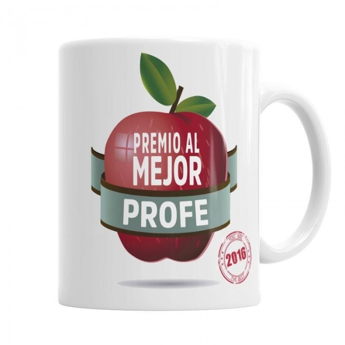 Taza Premio al Mejor Profe  Tazas - La Cesta Mágica