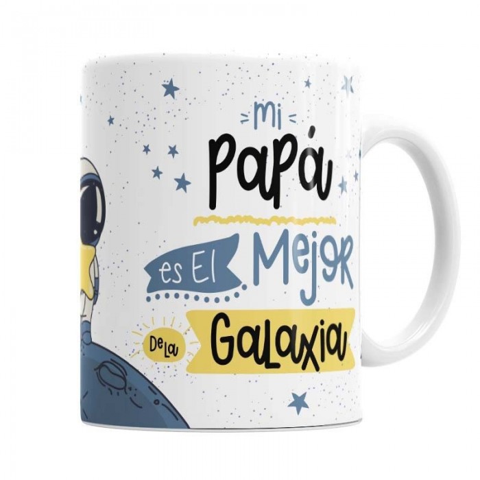 Taza Mejor Papá de la Galaxia  Tazas - La Cesta Mágica