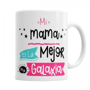 Taza La mejor Mamá de la Galaxia  Tazas - La Cesta Mágica