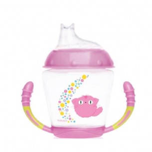 Taza Aprendizaje Step 1 Kiokids Rosa  Alimentacion y Lactancia - La Cesta Mágica 2