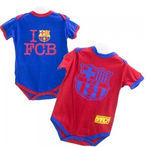 Pack 2 Bodys F. Club Barcelona  Ropa Bebé - La Cesta Mágica
