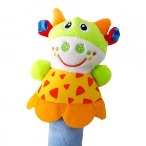 Sonajero de Peluche vaquita  Peluches y Mas - La Cesta Mágica