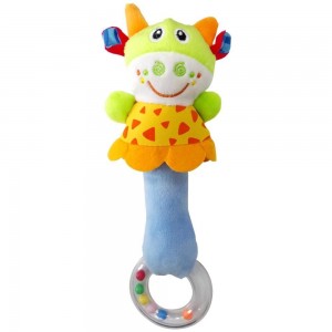 Sonajero de Peluche vaquita  Peluches y Mas - La Cesta Mágica