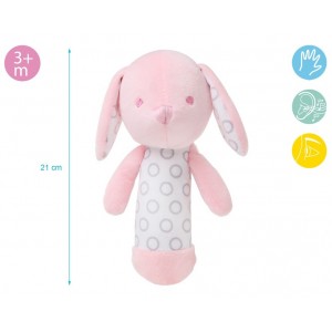Sonajero de Peluche Conejito  Peluches y Mas - La Cesta Mágica