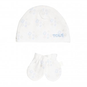 Set Baby Tous Constelacion Gorro y Manoplas  Ropa Bebé - La Cesta Mágica 2