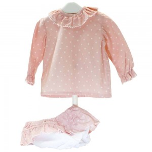 Conjunto Camisa Estrellas y Bombacho Volantes Cha-O  Ropa Bebé - La Cesta Mágica Conjunto Camisa Estrellas y Bombacho Volantes Cha-O  Ropa Bebé - La Cesta Mágica