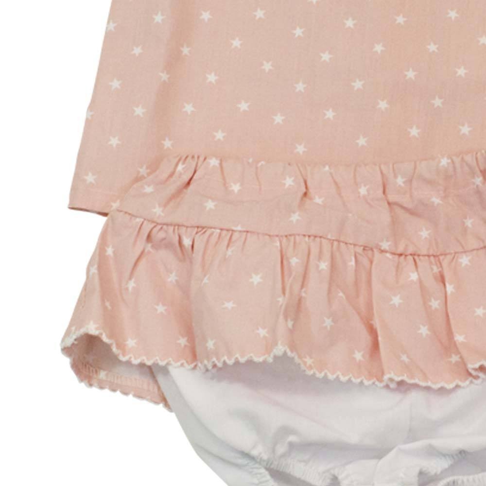 Conjunto Camisa Estrellas y Bombacho Volantes Cha-O  Ropa Bebé - La Cesta Mágica Conjunto Camisa Estrellas y Bombacho Volantes Cha-O  Ropa Bebé - La Cesta Mágica