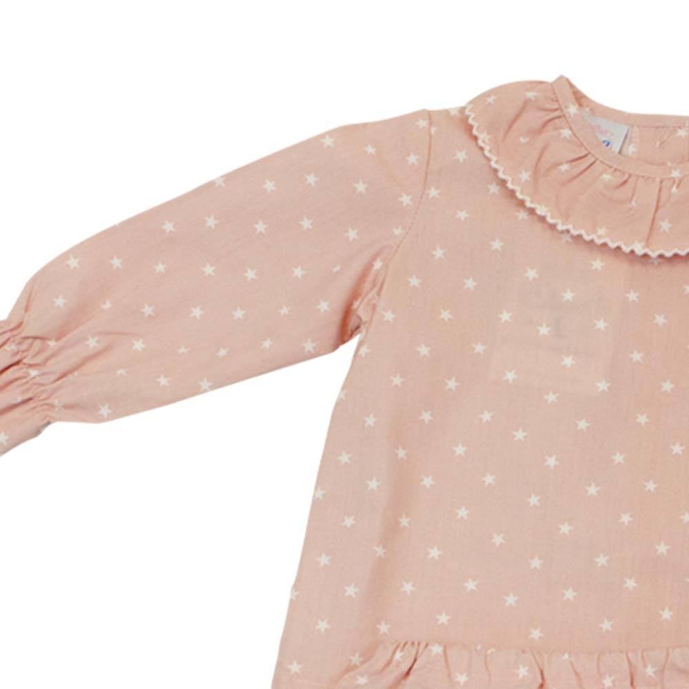 Conjunto Camisa Estrellas y Bombacho Volantes Cha-O  Ropa Bebé - La Cesta Mágica Conjunto Camisa Estrellas y Bombacho Volantes Cha-O  Ropa Bebé - La Cesta Mágica