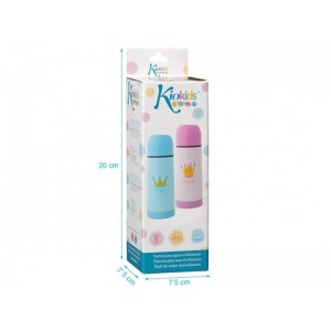 Termo Acero Inox - 350ml Principe Kiokids  sin stock - La Cesta Mágica