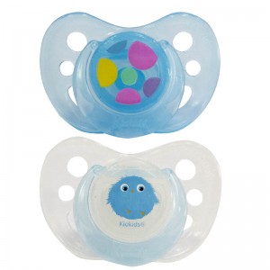 Pack Chupetes Kiokids Azul  Alimentacion y Lactancia - La Cesta Mágica