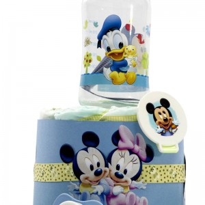 Tarta de Pañales Disney Azul  Tartas de Pañales - La Cesta Mágica
