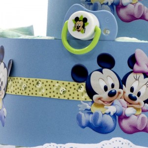 Tarta de Pañales Disney Azul  Tartas de Pañales - La Cesta Mágica