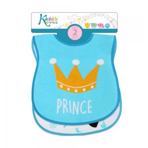 Pack de 2 baberos Principe 3 capas  Alimentacion y Lactancia - La Cesta Mágica