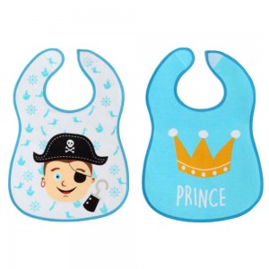 Pack de 2 baberos Principe 3 capas  Alimentacion y Lactancia - La Cesta Mágica