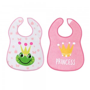 Pack de 2 baberos Princesa 3 capas  Alimentacion y Lactancia - La Cesta Mágica