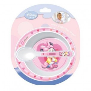 Cuenco con Cuchara Minnie Disney  Alimentacion y Lactancia - La Cesta Mágica 2