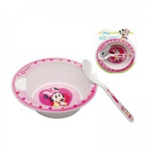 Cuenco con Cuchara Minnie Disney  Alimentacion y Lactancia - La Cesta Mágica