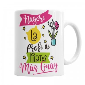 Taza Profe de Pilates Guay  Tazas - La Cesta Mágica