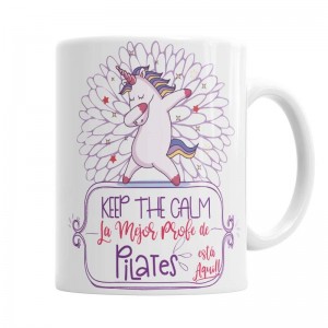 Taza Profe de Pilates Unicornio Fun  Tazas - La Cesta Mágica