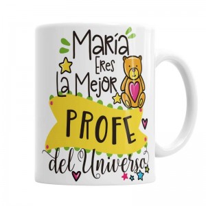 Taza Profe Osito Mimoso  Tazas - La Cesta Mágica