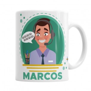 Taza Call Center Chico  Tazas - La Cesta Mágica 2