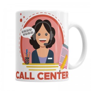 Taza Call Center Chica  Tazas - La Cesta Mágica
