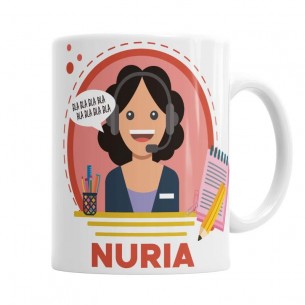 Taza Call Center Chica  Tazas - La Cesta Mágica 2
