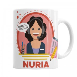 Taza Call Center Chica  Tazas - La Cesta Mágica