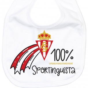 Babero Sporting de Gijón para bebé  baberos - La Cesta Mágica