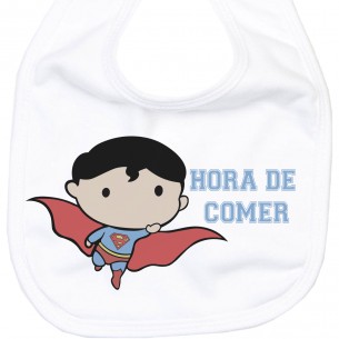 Babero Super Man  baberos - La Cesta Mágica