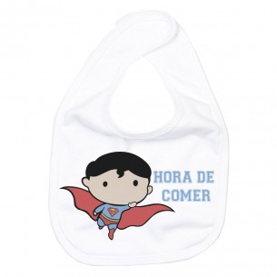 Babero Super Man  baberos - La Cesta Mágica 2