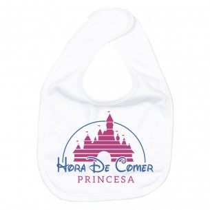 Babero Hora de comer Princesa  baberos - La Cesta Mágica 2