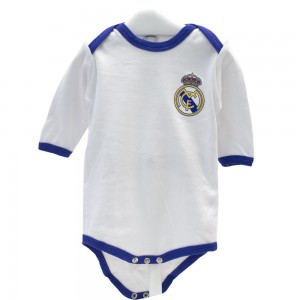 Pack 2 Bodys Manga Larga niño Real Madrid  Ropa Bebé - La Cesta Mágica