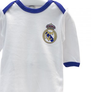 Pack 2 Bodys Manga Larga niño Real Madrid  Ropa Bebé - La Cesta Mágica