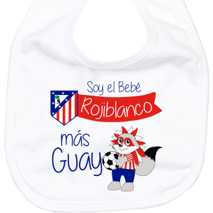 Babero Original Atletico de Madrid  Baberos - La Cesta Mágica