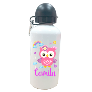 Botella Personalizada Buhita  Botellas aluminio - La Cesta Mágica