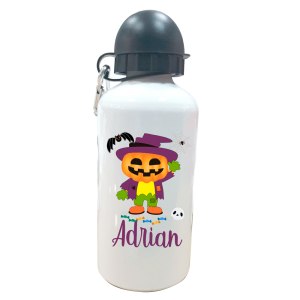 Botella Personalizada Calabaza  Botellas aluminio - La Cesta Mágica