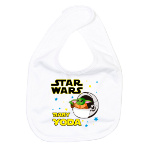 Babero bebé Yoda  baberos - La Cesta Mágica 2