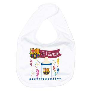 Babero FC Barcelona a ganar  Baberos - La Cesta Mágica 2