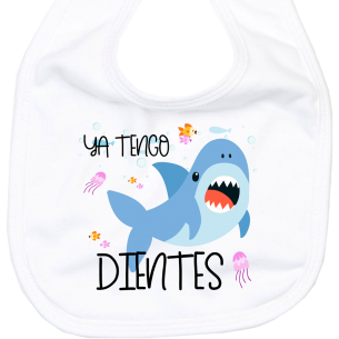 Babero Dientes  baberos - La Cesta Mágica
