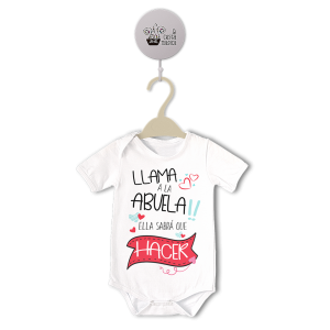 Body original para Bebé, Llama a la Abuela!!  bodys - La Cesta Mágica