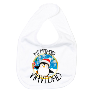 Babero Mi Primera Navidad Pinguino  Baberos - La Cesta Mágica 2