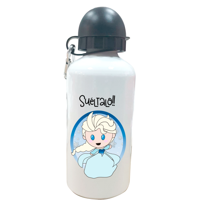 Botella Personalizada Frozen Elsa  Botellas aluminio - La Cesta Mágica
