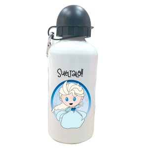 Botella Personalizada Frozen Elsa  Botellas aluminio - La Cesta Mágica